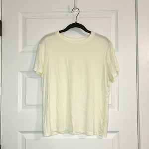 a new day Light Yellow T-Shirt, Size X-Large